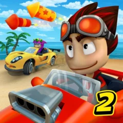 تنزيل لعبة BB Racing 2 مهكرة Apk للاندرويد اخر اصدار 2025 مجانا